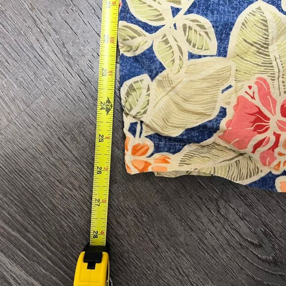 Talbots Plus Tropical Floral Print Linen blend Pants - Picture 6 of 6